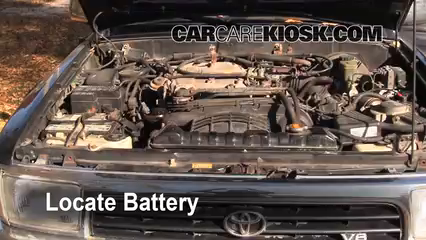 Battery Replacement: 1990-1995 Toyota 4Runner - 1994 Toyota 4Runner SR5 ...